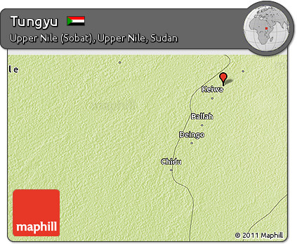 Physical 3D Map of Tungyu