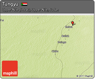 Physical 3D Map of Tungyu