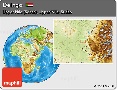 Physical Location Map of Deingo