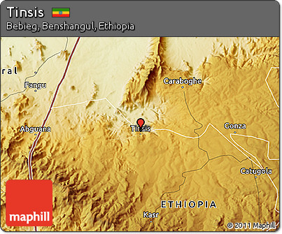 Physical 3D Map of Tinsis