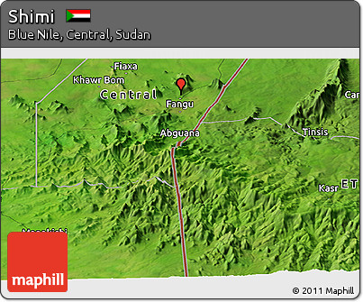 Satellite Panoramic Map of Shimi
