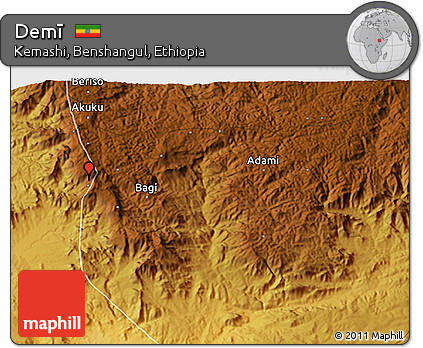 Physical 3D Map of Demī