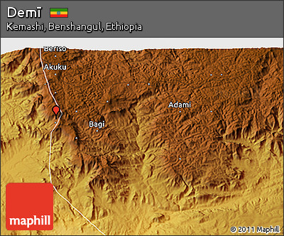 Physical 3D Map of Demī