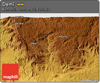Physical 3D Map of Demī