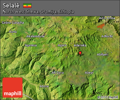 Satellite Map of Selalē