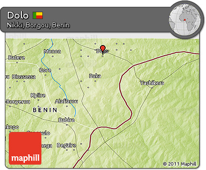 Physical 3D Map of Dolo