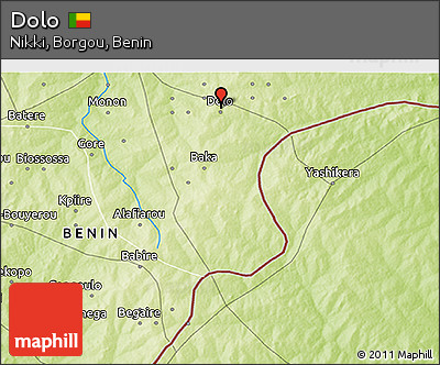 Physical 3D Map of Dolo