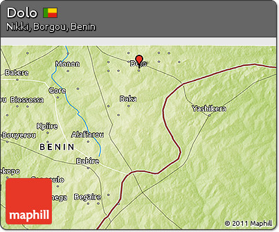 Physical 3D Map of Dolo