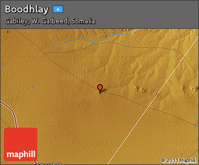 Physical Map of Boodhlay