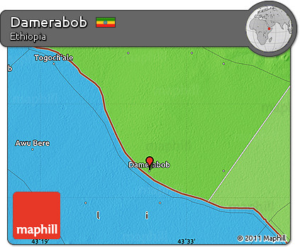 Political Map of Damerabob