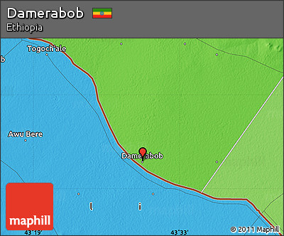 Political Map of Damerabob