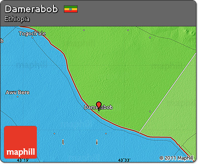 Political Map of Damerabob