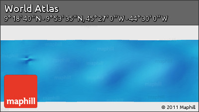 Physical Panoramic Map of the Area around 9° 36' 8" N, 44° 58' 30" W