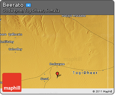 Physical 3D Map of Beerato