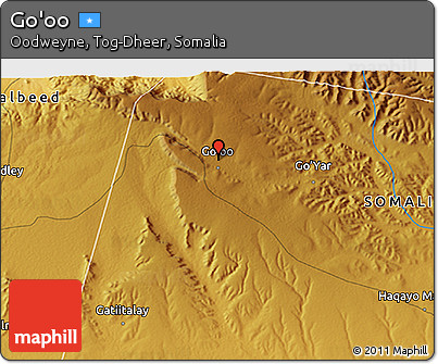 Physical 3D Map of Go'oo