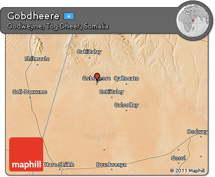 Satellite 3D Map of Gobdheere
