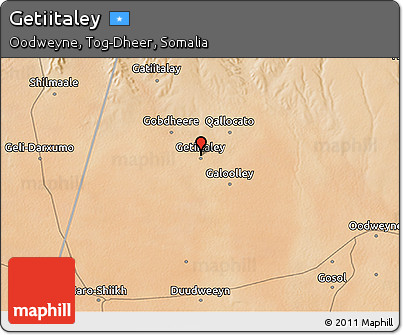 Satellite 3D Map of Getiitaley