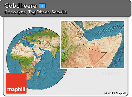 Satellite Location Map of Gobdheere