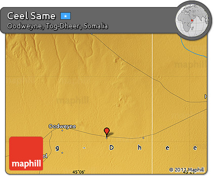Physical Map of Ceel Same