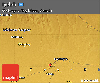 Physical Map of Iyeleh