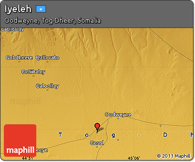 Physical Map of Iyeleh