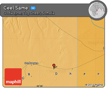 Political Map of Ceel Same
