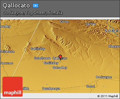 Physical Panoramic Map of Qallocato