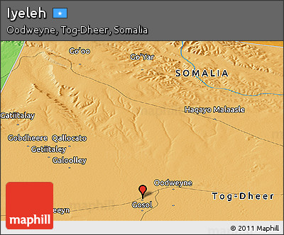 Political Panoramic Map of Iyeleh