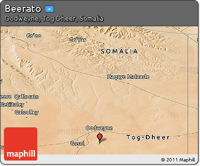 Satellite Panoramic Map of Beerato
