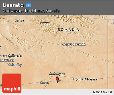 Satellite Panoramic Map of Beerato