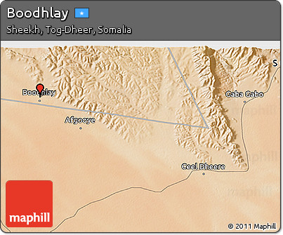 Satellite 3D Map of Boodhlay
