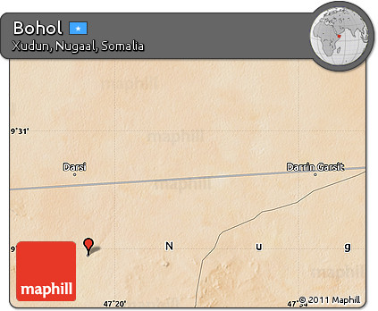 Satellite Map of Bohol