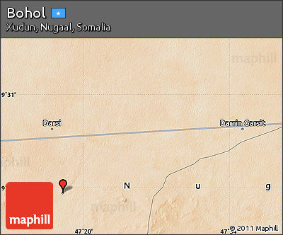 Satellite Map of Bohol