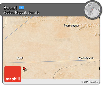 Satellite Panoramic Map of Bohol