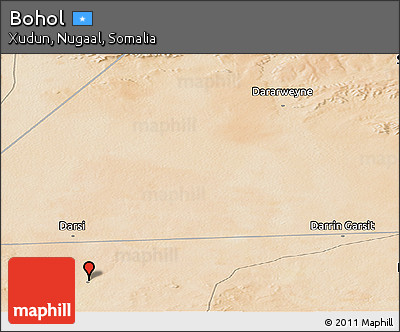 Satellite Panoramic Map of Bohol