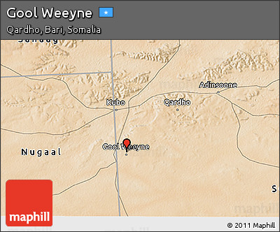 Satellite 3D Map of Gool Weeyne