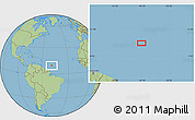Savanna Style Location Map of the area around 9° 36' 8" N, 49° 13' 30" W