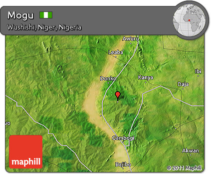 Satellite 3D Map of Mogu