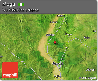 Satellite 3D Map of Mogu