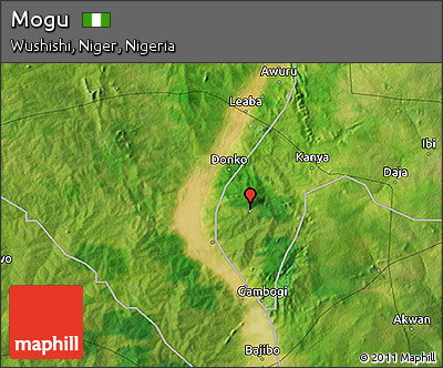 Satellite 3D Map of Mogu