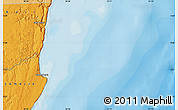 Political Map of the area around 9° 36' 8" N, 51° 4' 30" E