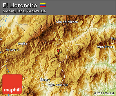 Physical Map of El Lloroncito