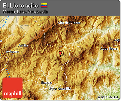 Physical Map of El Lloroncito