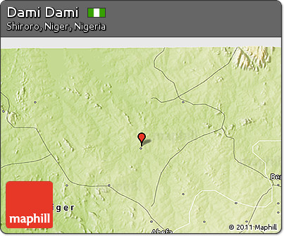 Physical 3D Map of Dami Dami