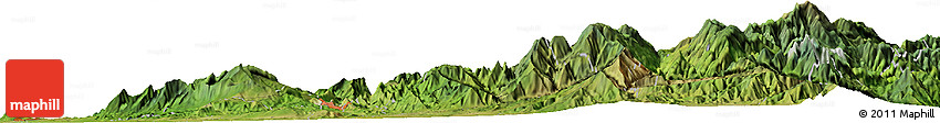 Satellite Horizon Map of the Area around 9° 36' 8" N, 70° 28' 29" W
