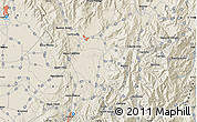 Shaded Relief Map of the area around 9° 36' 8" N, 70° 28' 29" W