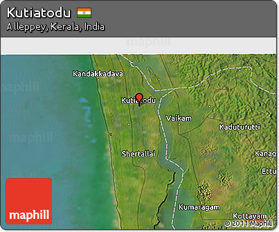Satellite 3D Map of Kutiatodu