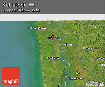 Satellite 3D Map of Kutiatodu
