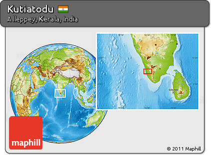 Physical Location Map of Kutiatodu