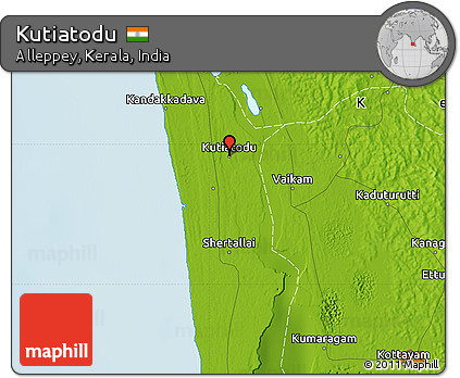 Physical Map of Kutiatodu